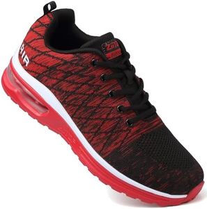 ziitop Running Shoes for Men Lightweight Tennis Shoes Athletic Air Cushion Walking Shoes Non Slip Breathable Fashion Sneakers Comfortable Mesh Sport Shoes Mens Workout Casual Gym Jogging Shoes
