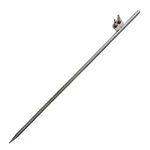 CYANTEKOMS 5/8” Grounding Rod,Hot Dip Galvanized Earthing Ground Rod Per ASTM A153 with Ring Terminal Connector Lugs UL Listed,Great for Electric Fences,Antennas (Pin-type With Ear 5/8’’ x 32’’)