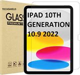 TECHSHIELD® Screen Protector for New iPad 10th Generation 10.9 Inch, iPad 10 (2022 Released) Apple Pencil Compatible