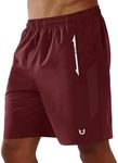 NORTHYARD Men's Running Athletic Shorts 5 inch/7 inch Workout Gym Tennis Short Quick Dry Lightweight Active Sports Basketball-7'' Wine-L