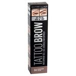 Maybelline Eyebrow, Tattoo Brow Longlasting Waterproof Eyebrow Gel 04 Medium Brown