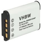 vhbw 1x Battery compatible with Sony Cybershot DSC-HX80 Camera DSLR (1000mAh, 3.6 V, Li-Ion)