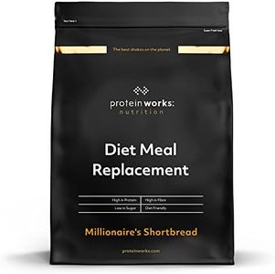 THE PROTEIN WORKS Complete Meal Replacement Shake | Nutrient Dense | Immunity Boosting Vitamins, Affordable | Healthy & Quick Diet Meal | Millionaire's Shortbread | 500 g