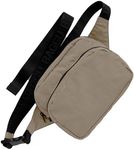 BAGGU Fanny Pack, Dove, 6.5Wx8Hx2D