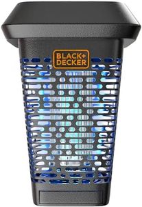 BLACK+DECKER Bug Zapper- Mosquito Repellent Outdoor & Fly Traps for Indoors- Mosquito Killer & Fly Zapper - Gnat & Moth Traps for Home, Deck, Garden, Patio & More