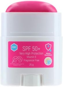Bılge Ozturk Sun Cream Stick SPF 50, Formulated to Brighten Skin, Eliminate Acne & Blemishes, Moisturizing, Vegan, Long Lasting Sunscreen, Easy Use, Ideal for Surfer, All Skin Types, 5 floz Pink