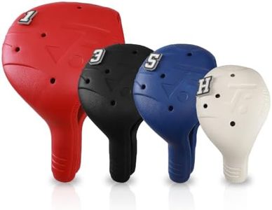 FRANKTECH Golf Head Covers, EVA Plastic Golf Club Covers for Driver Fairway Woods Hybrid, Driver Headcover with Pins, Fit All Right-Handed Golf Clubs, Easy On Off, Washable (Mix #2 4pcs Set)