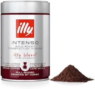 Illy Dark Roast Ground Coffee (For Filter Coffee) - 250 Gram|Can