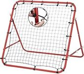 Tour Rebounder Net Practise Football Training Net Soccer Kickback Target Goal Pro for Children Kids Play Teaching Equipment Adjustable Portable Soccer-Door 62cm*62cm