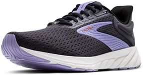 Brooks Women’s Anthem 6 Neutral Running Shoe - Ebony/Lavender/Copper - 9 Medium