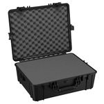 Condition 1 25" XL Waterproof Protective Hard Case with Foam, Black - 25" x 20" x 8" #839 IP67 Watertight Dust Proof and Shock Proof TSA Approved Portable Trunk Carrier