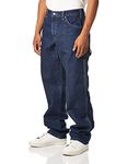 Dickies, Men's, DENIM UTILITY JEAN RELAXED, RINSED INDIGO BLUE, 32W / 34L