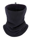 Thermal Neck Gaiter Snood,Balaclavas Face Mask,Warmer Fleece Lined Infinity Scarf Double-Layer Thicken Windproof Cycling Ski Running for Mens Womens Outdoor Sports Gray