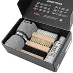 SHOEGR Ultimate Sneaker Cleaning Kit | Shoe Cleaner for Nubuck, Canvas, Knit, Trainers, Multi-Material & Suede | Shoe Cleaning Kit with Shoe Cleaning Solution, Brushes & Microfiber Towel