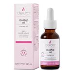 Derora Rosehip Oil | Nourishes Skin, Hair & Nails | 100% Pure & Natural | Cold Pressed & Unrefined | Antioxidant & Vitamin A, C & E Rich | All Skin Types | Vegan & Cruelty Free (30ml)