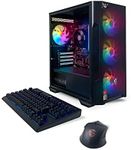 NSX GAMING Raptor Desktop (AMD Ryzen 7 5700G 4.6GHz NVIDIA, 16GB 2 * 8 GB DDR4 3600, 512Gb M2 NVME SSD, RGB Fans, Windows 11 Home, WiFi Ready, Mouse and Keyboard)