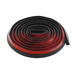 Anxingo 13ft Adhesive Universal Weather Stripping Protector for Automotive Pickup Truck Bed Tailgate Seal Kit, Car Weatherstrip & Rubber Seal Strip Foam Draught Excluder