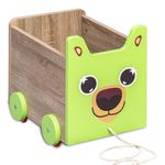 Alex Daisy Toy Storage Box/Cart (Green)