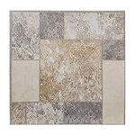 Floor Tiles self Adhesive Vinyl Flooring Kitchen Bathroom Brown Mosaic Grey