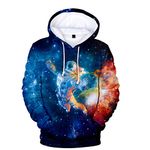 UHUD 3D Print Mens and Womens Christmas Xmas Hoodie Unisex Pullover Sweatshirts Flying Sky Galaxy XXL