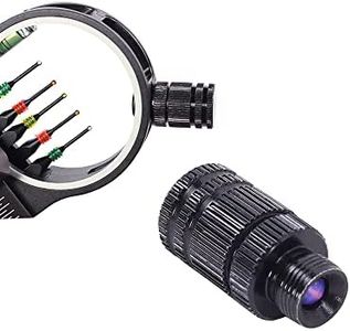 SOPOGER Archery Compound Bow Sight Light Fiber Optic 3/8-32 LED Sight Light Thread Universal Fit (1pcs)