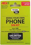 Straight Talk Verizon 5G / 4G LTE Compatible Nano SIM Card. Fits Verizon iPhone 5/5s/5c/6/6+