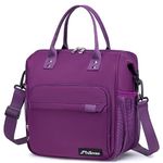 TuErcao Lunch Bag - Insulated Lunch Box for Women Boite a Lunch Femme, Adult Lunch Tote Sac a Lunch for Work, Purple