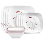 Corelle Square Dinnerware Set For 12