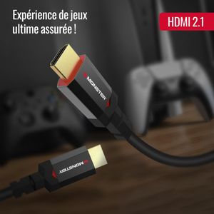 Monster HDMI 2.1 Gaming Cable 1.8m – Ultra High Speed 8K Support