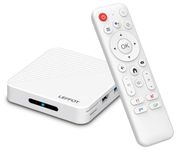 Android 14.0 TV Box 2026, 2GB RAM + 16GB ROM, LEFFOT 4K Ultra HD Streaming Device for TV, Smart Box with Voice Control WiFi 6 100M Ethernet BT 5.4 USB 3.0 RK3518 Quad-core A53