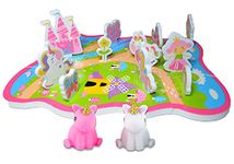 Buddy & Barney Bath Time Unicorn World Activity Set - Floating light up bath toys for babies - Mould Free Bath Toys | Set of 12 Floating Jigsaw, Unicorn water Squirter, light up bath Squirter and more