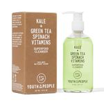 Youth To The People Kale + Green Tea Superfood Face Cleanser - Vegan Face Wash with Spinach, Vitamins C, E + K - Non-Drying Gel Foaming Cleanser for All Skin Types - Clean Beauty (8oz)