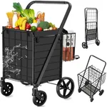 Spurgehom Grocery Cart on Wheels Fo