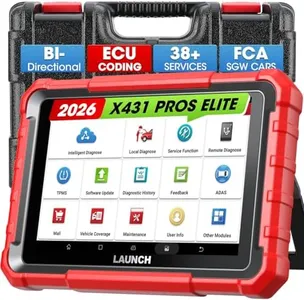 Launch X431 PROS Elite 2025 New Bidirectional Scan Tool, 38+ Services, ECU Coding, All-in-One Full System Diagnostic Scanner, Support CANFD&DoIP, FCA AutoAuth, V.A.G Guided, 2 Years Free Update