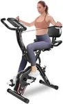 KALWOL Folding Exercise Bike, 5-in-