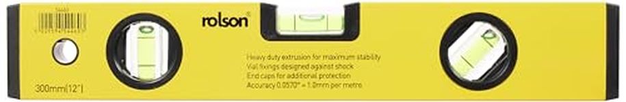 Rolson 54460 Best Price Square Spirit Level, Alloy, 300MM BPSCA