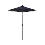 California Umbrella GSPT608117-5439 6' Round Market Umbrella, Crank Lift, Push Button Tilt, Sunbrella Navy