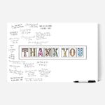 L&O Goods Thank You Card | Large Signature Board | Gift For For Boss, Teacher, Coach, Nurse, First Responders, From Co-Workers, Office Staff, Students, Class | Wall Poster | 11x17 Inch |Unframed