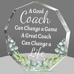 Panelee Acrylic Coach Gifts for Coach Thank You Gifts Cute Desk Decor Acrylic Sign Table Decorations Coach Appreciation Gifts for Baseball Basketball Soccer Hockey Coach Home(Inspirational)