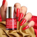 DeBelle Gel Nail Polish French Affair (Red), 8 ml - Enriched with natural Seaweed Extract, cruelty Free, Toxic Free