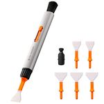 K&F Concept 9-1 Lens Cleaning Pen Kit, (Cleaning Brush*1+Carbon Tip*2+APS-C Cleaning Swab*2+Full-Frame Cleaning Swab*4 Cleaning Brush) Profession Replaceable Cleaning for Camera AR VR Telescope Drone