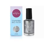 MoYou Nails Original Silver Colour Stamping Nail Polish Used to Create Beautiful Nail Art Designs