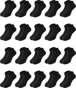 Kids Socks 20 Pairs Ankle Low Cut Short Athletic Socks Set for Boys Girls