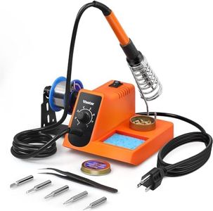 Vastar Soldering Iron, Soldering Iron Station, Anti-Static Soldering Iron Station Kit with On-Off Switch Temperature Adjustable