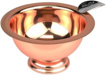 Stinky Cigar Personal Size Ashtray - Compact, Durable Windproof Stainless Steel Design with 1 Stirrup, Deep Bowl, Heat Resistant & Easy to Clean - Perfect Solo Smoker's Companion Copper Plated