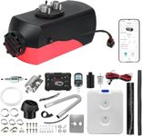 Triclicks Diesel Air Heater 12V 5KW-8KW All In One Fast Heating Parking Night Diesel Heater with LCD Display Remote Control For Campervan Car Truck Boat RV (Color A - with App, Bluetooth)