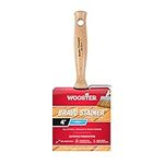 Wooster Brush F5119-4 Bravo Stainer Bristle/Polyester Stain Brush, 4-Inch