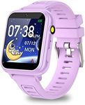 Retysaz Kids Smart Watch,24 Game Smart Watch for Kids, Fashion Smartwatches for Children 3-14 Great Gifts to Girls Boys (Purple)