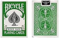 MMS Cards Bicycle Green Back USPCC 