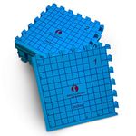 Red Suricata Blocking Mats for Knitting - Extra Thick Blocking Boards - Perfectly Aligned Grid - Bonus Storage Bag - 50 T-pins – Knitting Accessories, Crochet Supplies (Inches Grid)